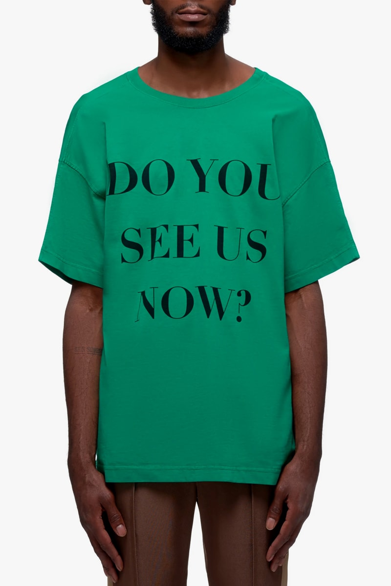 BOTTER DO YOU SEE US NOW T Shirt menswear streetwear spring summer 2020 collection Rushemy Botter Lisi Herrebrugh graphic tees garments pieces