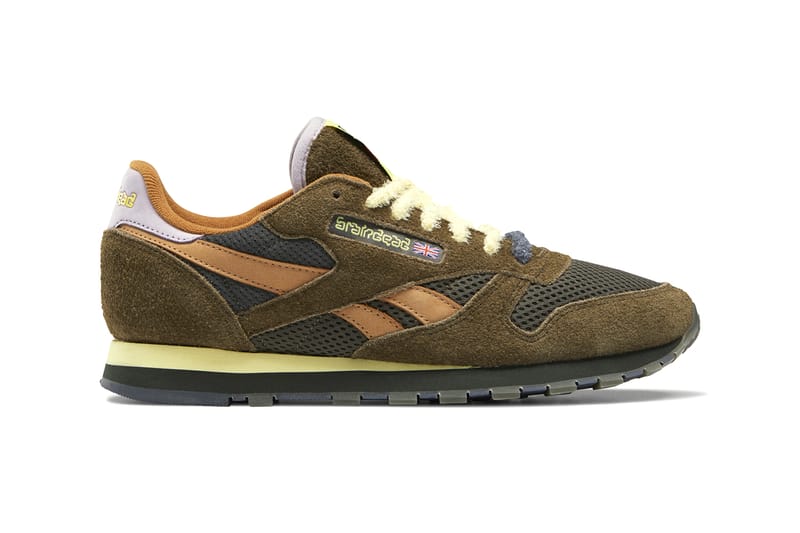 reebok classic yellow suede