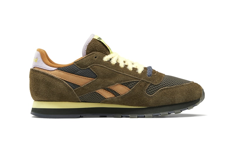 Brain Dead x Reebok Classic Leather Official Images release details info suede brown MOSS / SOFT CAMEL / FILTERED YELLOW FY0832