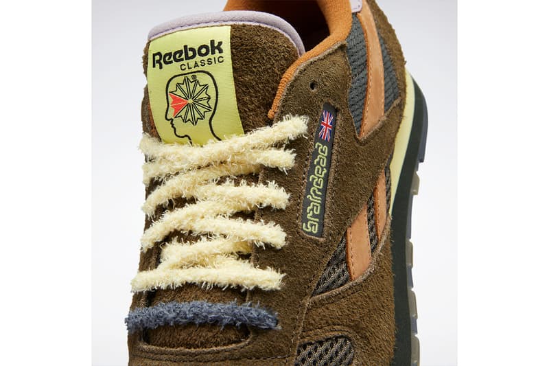 Brain Dead x Reebok Classic Leather Official Images release details info suede brown MOSS / SOFT CAMEL / FILTERED YELLOW FY0832