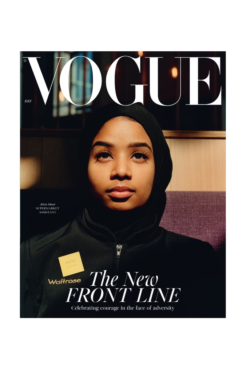british vogue key workers essential front line NHS magazine cover july 2020