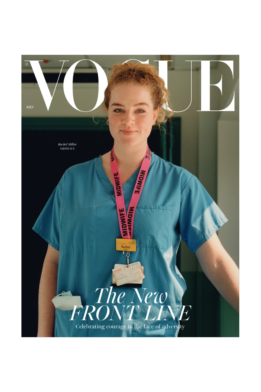 british vogue key workers essential front line NHS  magazine cover july 2020