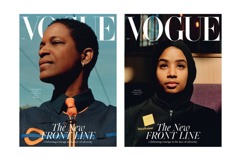 'British Vogue' Honors Key Workers on Cover of Upcoming July Issue
