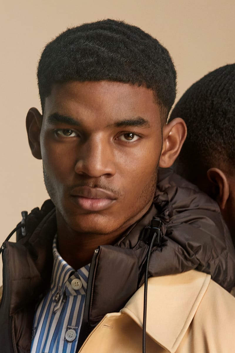 black burberry model