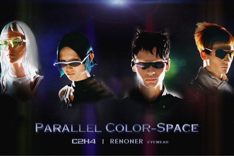 C2H4 RENONER Eyewear Collection Release Nova Xenotrophy Info Vibrant Orange Cloud Rainbow Graphite Gray Vanward Black Fuzzy Blue Coral White Parallel Color-Space
