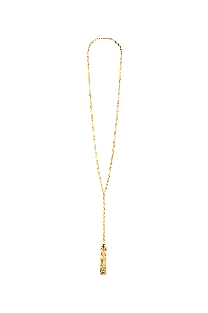 CELINE César Compression Project Foundation César Baldaccini French Artist Hedi Slimane Fine Jewelry Necklace Collaboration Limited Edition 100 Piece Sterling Silver Gold 