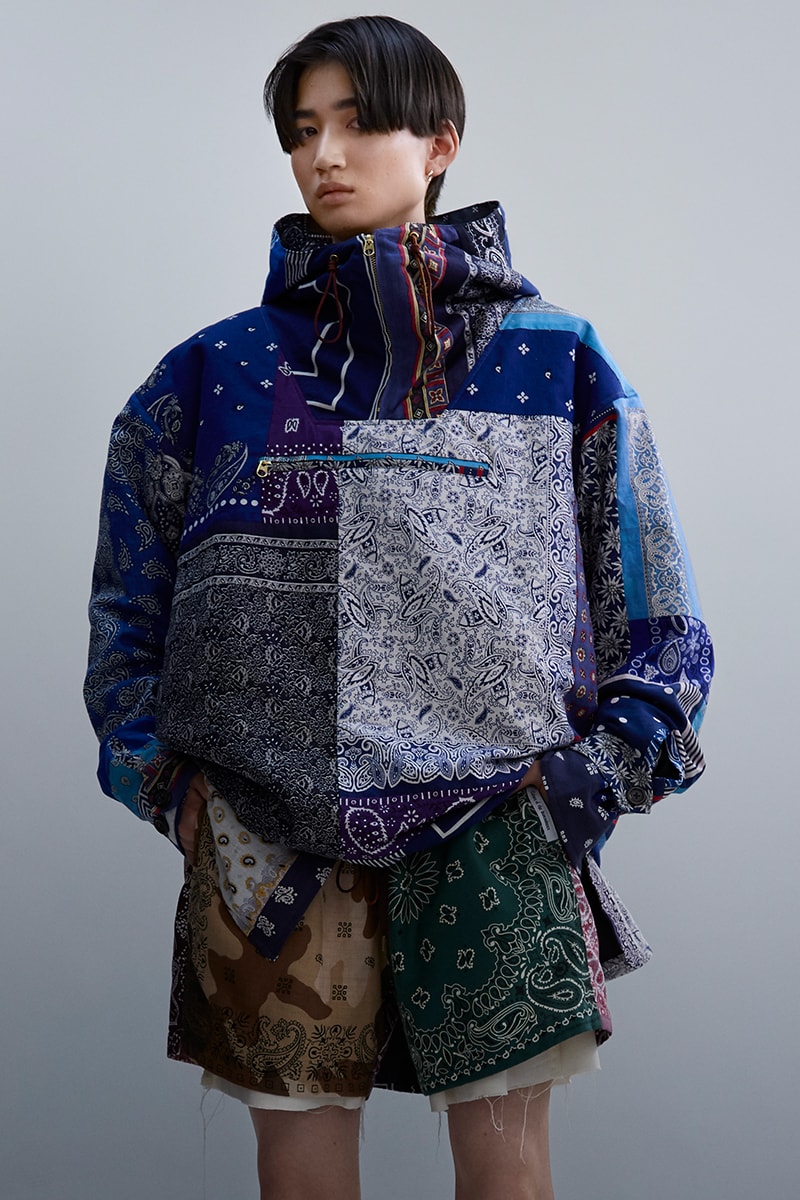 Children of the Discordance Dover Street Market Ginza One-Off Collection Exclusive Info bandana anorak long sleeve shirt short shorts pants camp cap tie-dye 