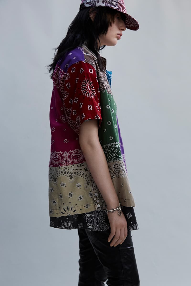 Children of the Discordance Dover Street Market Ginza One-Off Collection Exclusive Info bandana anorak long sleeve shirt short shorts pants camp cap tie-dye