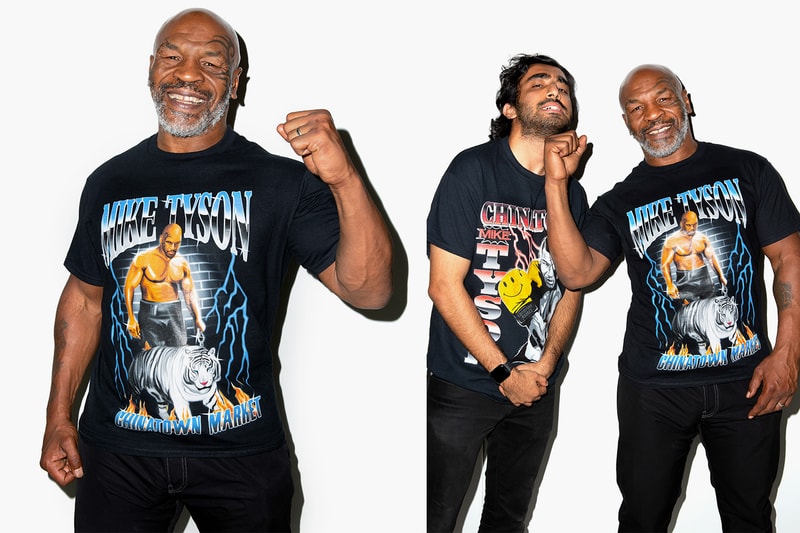 Chinatown Market x Mike Tyson Capsule collection Release Info boxing graphic t-shirts hooded sweatshirts lookbook 