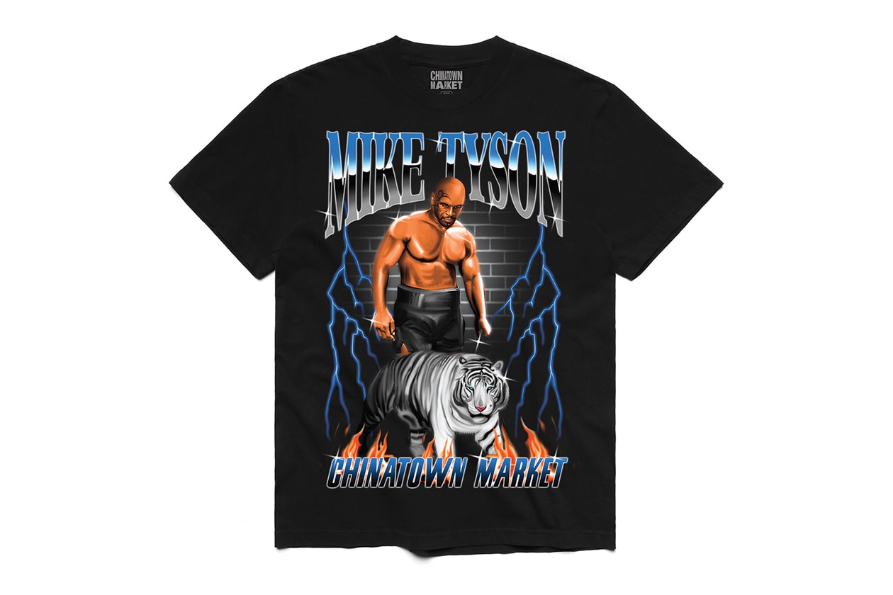 Chinatown Market x Mike Tyson Capsule collection Release Info boxing graphic t-shirts hooded sweatshirts lookbook 