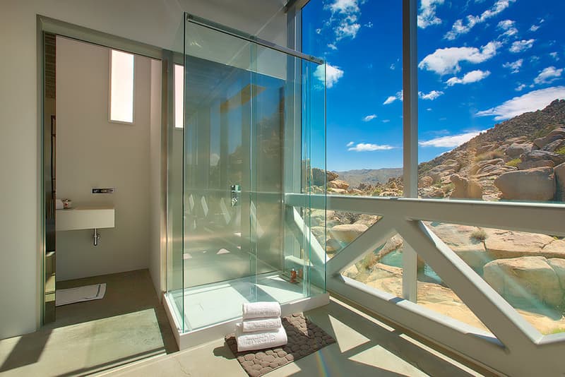 Invisible House Joshua Tree National Park Tomas Osinski Chris Hanley Mirrors Pool Trees Desert