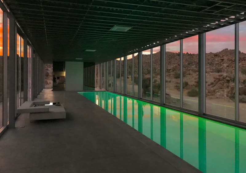 Invisible House Joshua Tree National Park Tomas Osinski Chris Hanley Mirrors Pool Trees Desert 