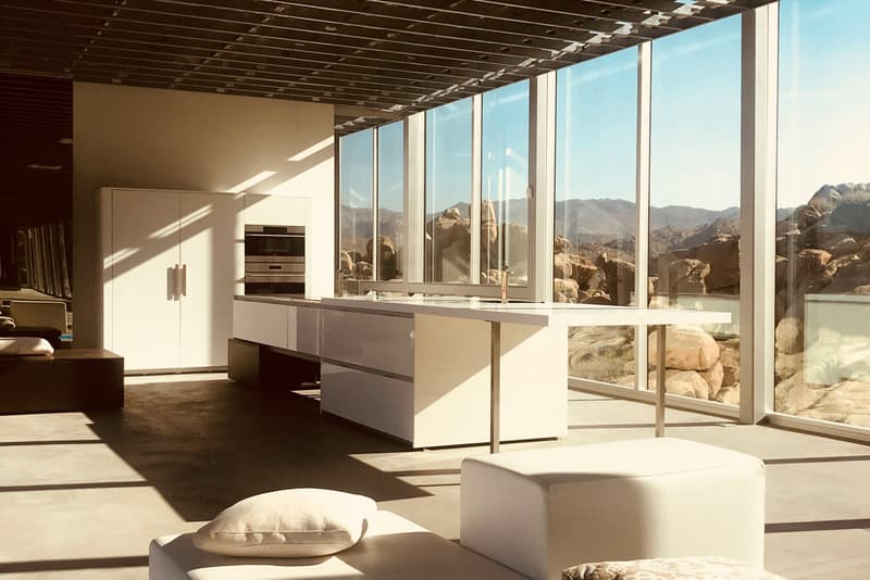 Invisible House Joshua Tree National Park Tomas Osinski Chris Hanley Mirrors Pool Trees Desert 