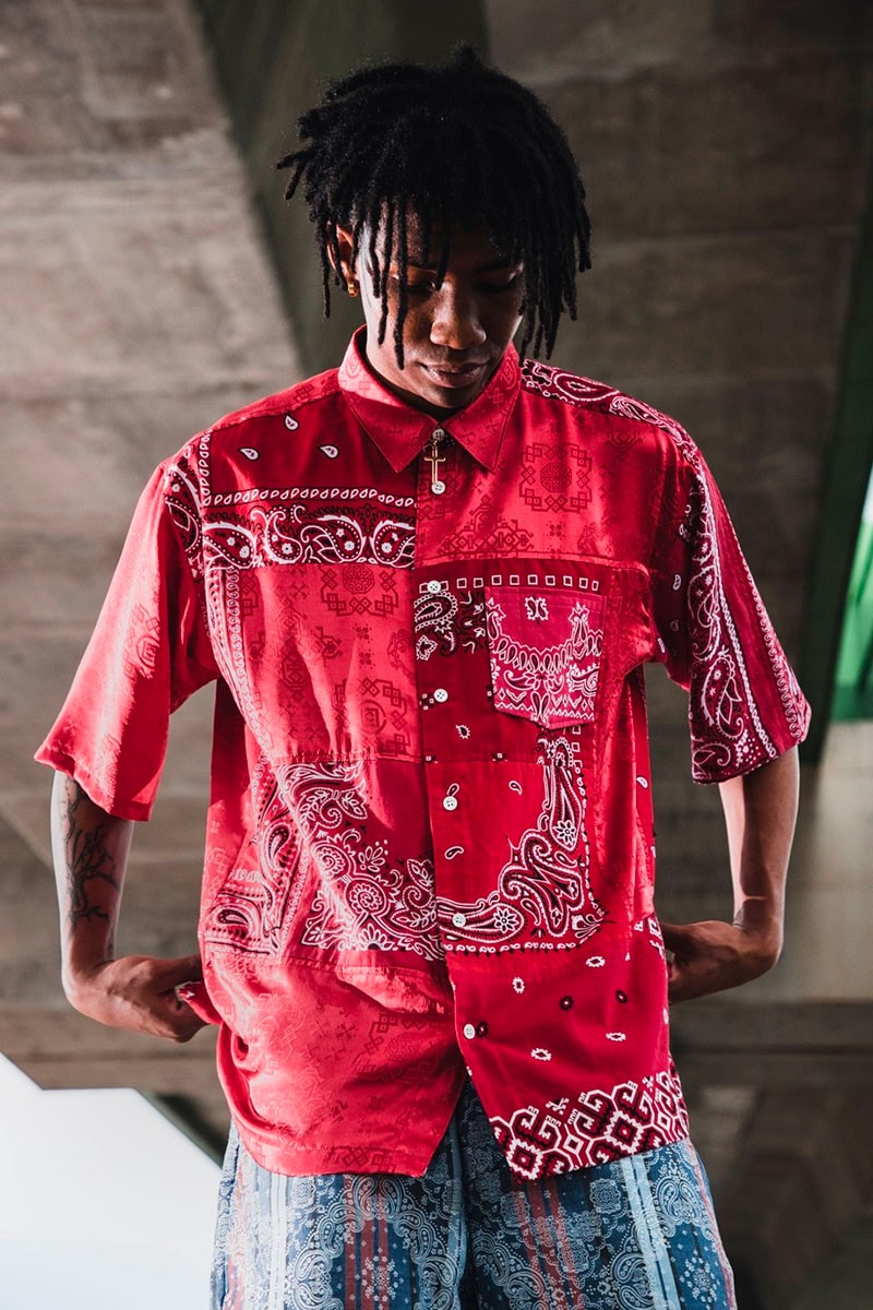 CLOT MIYAGIHIDETAKA 2020 Shirt Collection bandana button ups patchwork Juice Hong Kong fashion menswear streetwear spring summer
