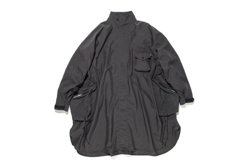 cmf comfy outdoor garment lost hills ss20 poncho rain falls japanese menswear release