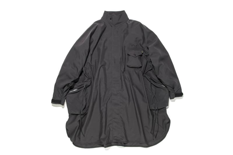 cmf comfy outdoor garment lost hills ss20 poncho rain falls japanese menswear release