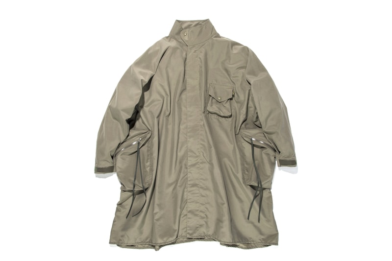 cmf comfy outdoor garment lost hills ss20 poncho rain falls japanese menswear release