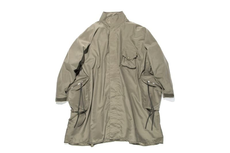 cmf comfy outdoor garment lost hills ss20 poncho rain falls japanese menswear release