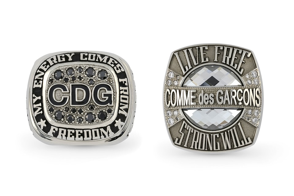 COMME des GARÇONS Championship Rings Restock Rei Kawakubo | HYPEBEAST