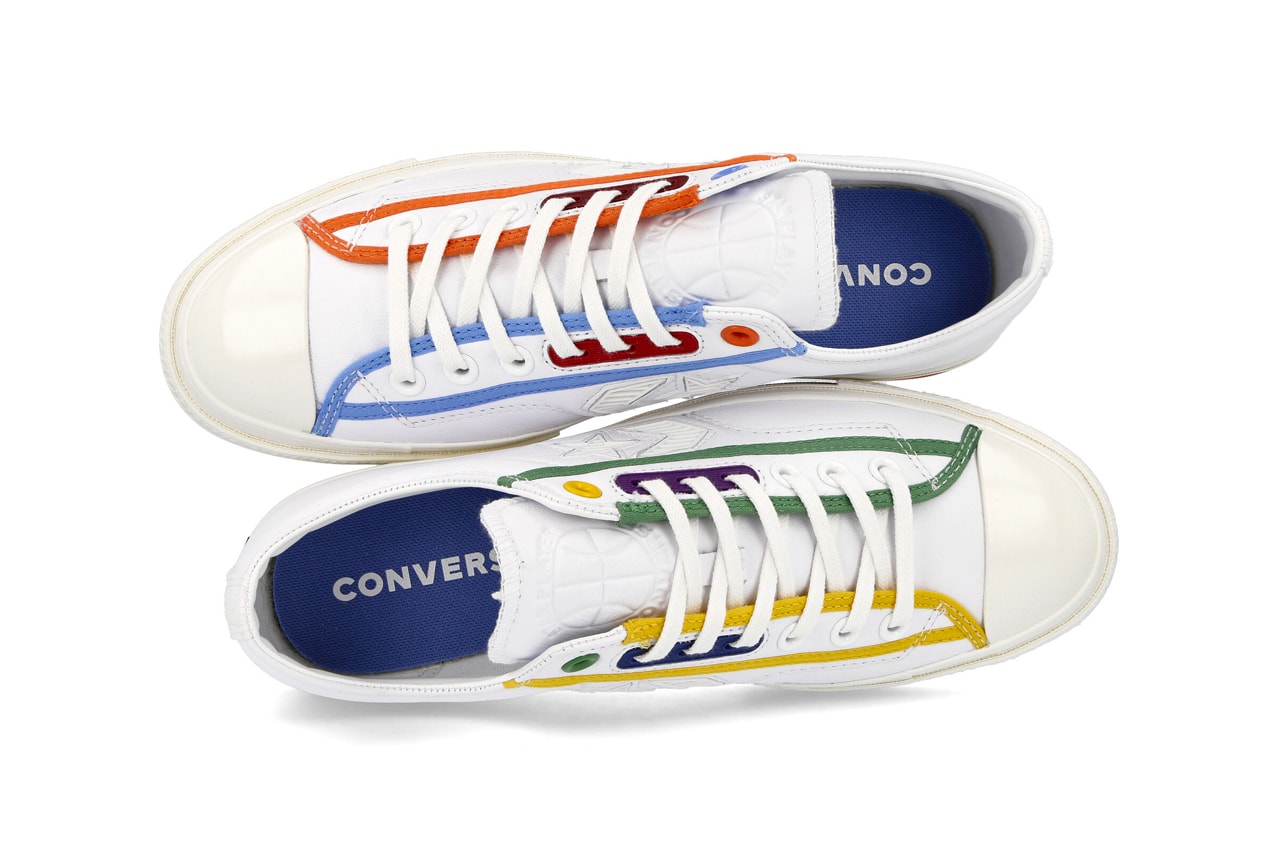 Converse Star Player OX Logo Mash Up menswear streetwear spring summer 2020 collection footwear shoes sneakers trainers runners basketball court low cut 167141C