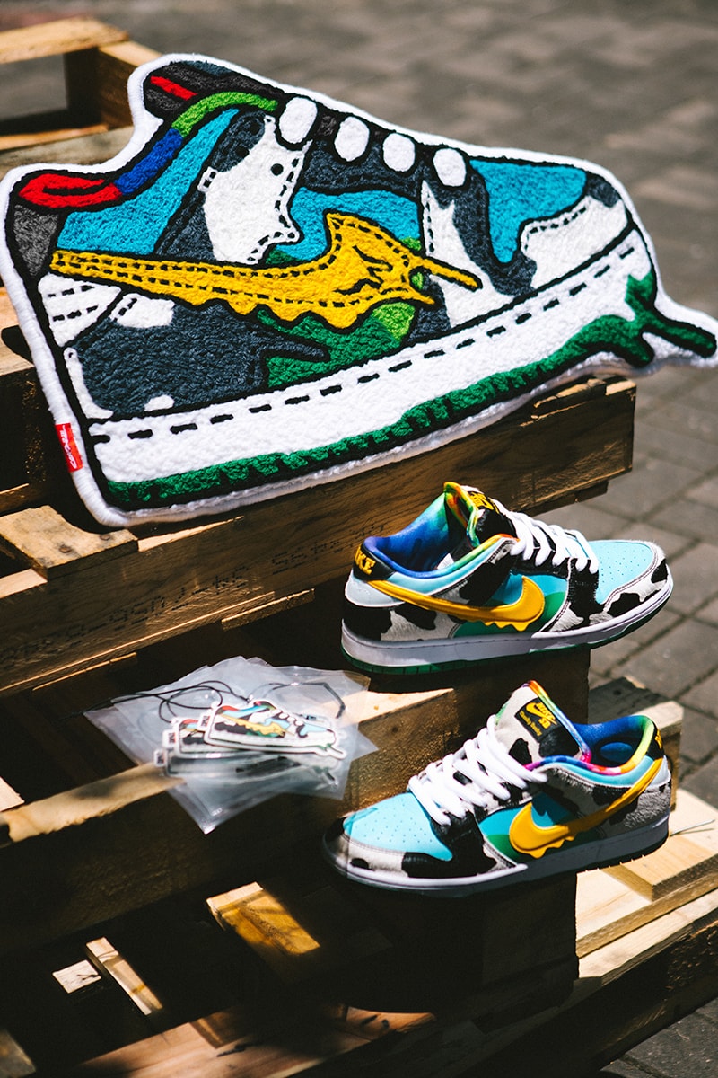 Copaze Ben & Jerry’s Nike SB Dunk Low Chunky Dunky Rug Air Freshener Release