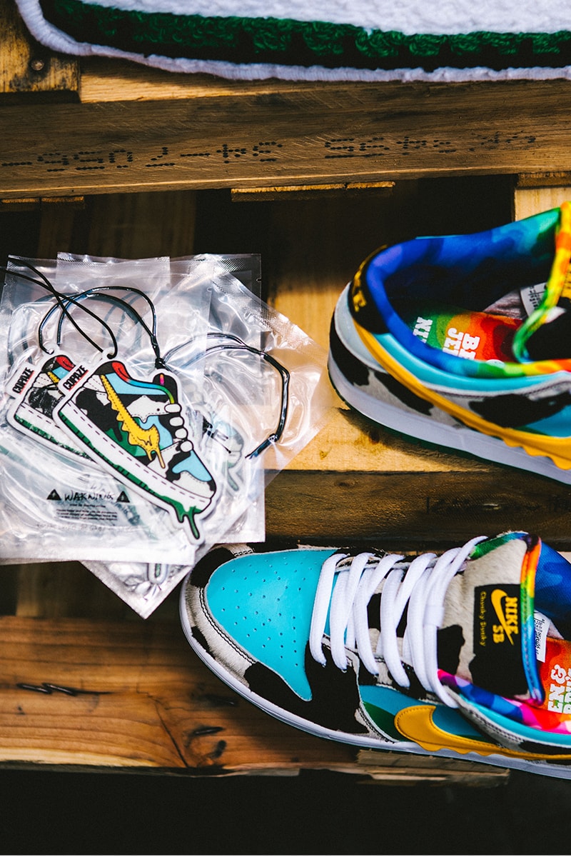 Copaze Ben & Jerry’s Nike SB Dunk Low Chunky Dunky Rug Air Freshener Release