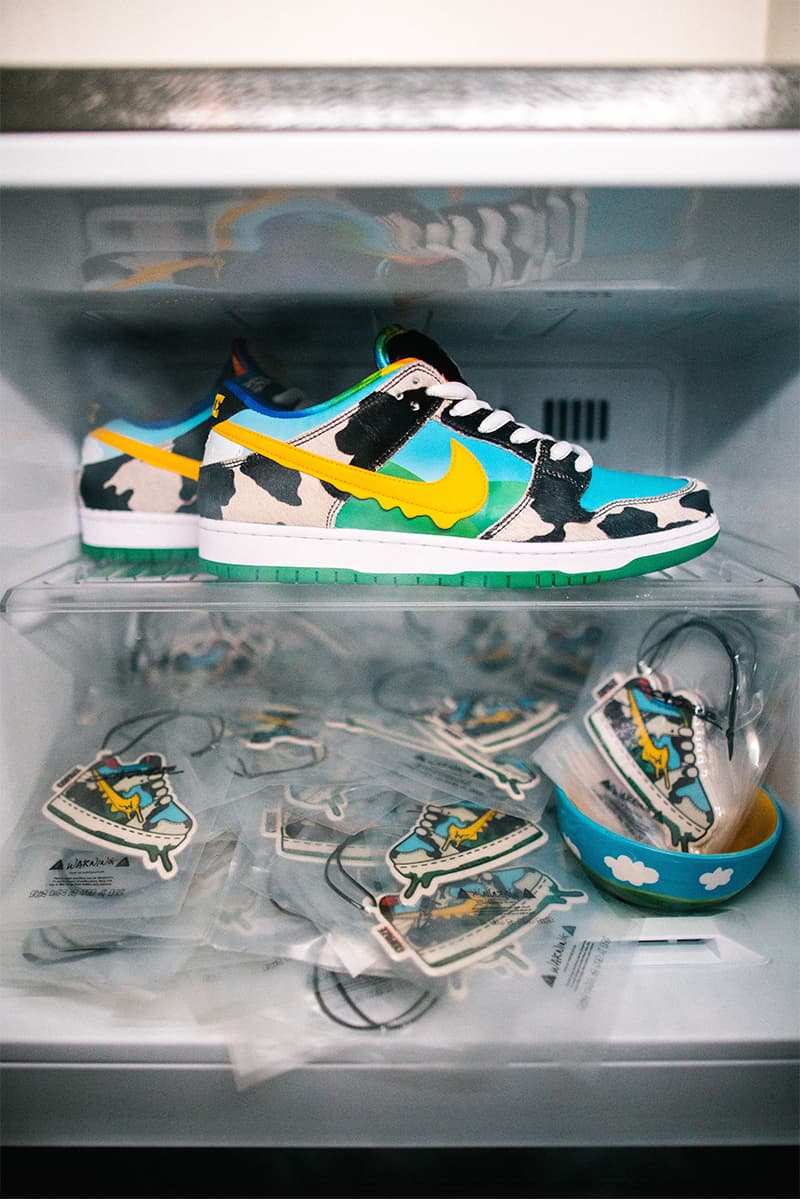 Copaze Ben & Jerry’s Nike SB Dunk Low Chunky Dunky Rug Air Freshener Release