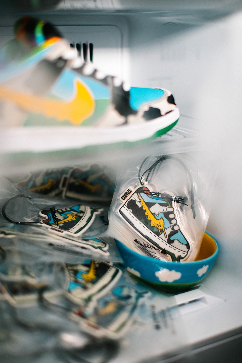 Copaze Ben & Jerry’s Nike SB Dunk Low Chunky Dunky Rug Air Freshener Release