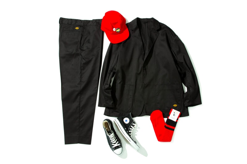 TRIPSTER Dickies Workwear Capsule smart collection menswear streetwear spring summer 2020 garments five panel socks cotton twill patch logo pin