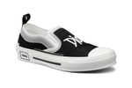 Dior Supplies Sleek B23 Slip-On Sneaker in Black and White