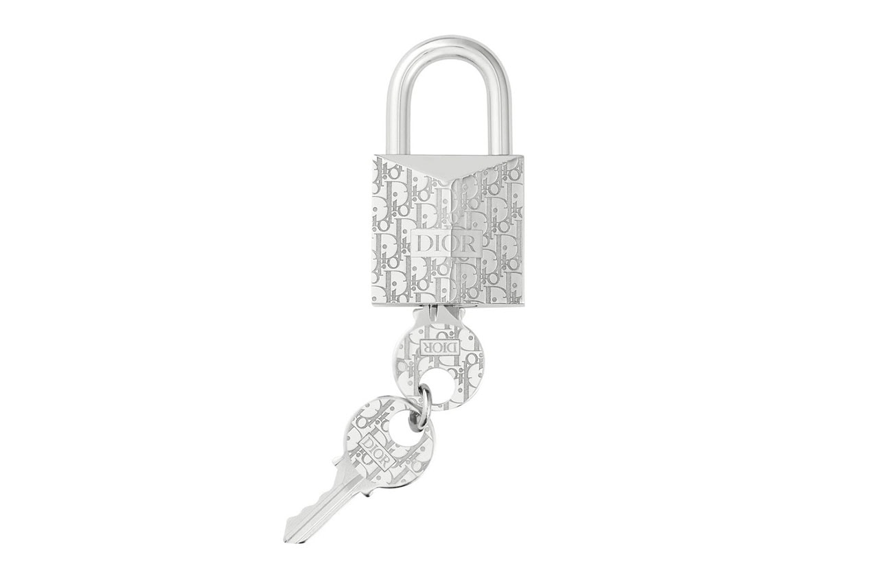 Dior Oblique Padlock Key Ring luxury dior CD Oblique Kim Jones Ambush Yoon Design Jewelry accessories French France Paris 