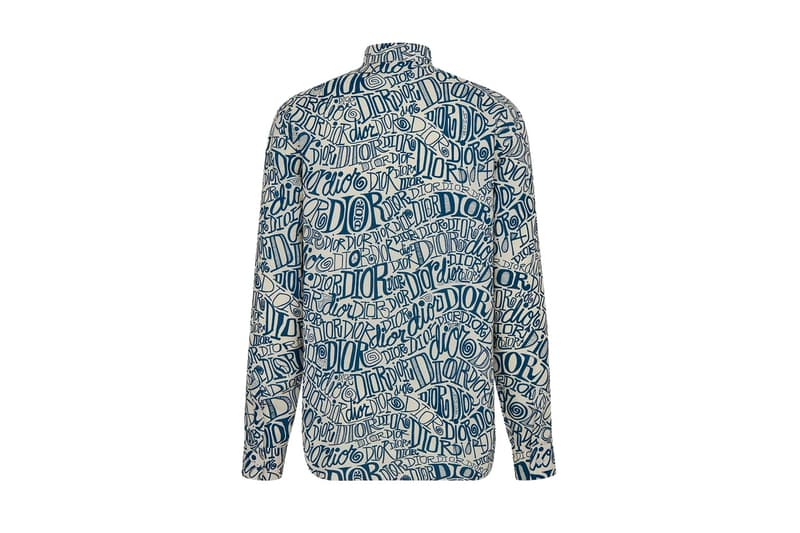 Dior Shawn Stussy Shirt menswear streetwear spring summer 2020 collection capsule graffiti button up