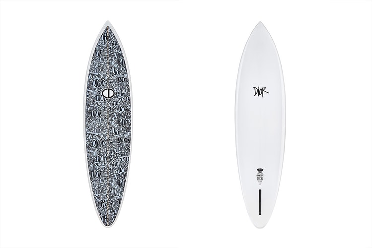 Shawn Stussy and Dior Debut Collaborative Surfboard