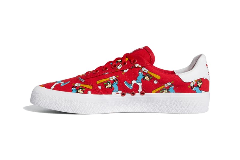 disney adidas originals 3mc slip nizza goofy FV9881 scarlet red cloud white collegiate royal FV9888 light blue FW9590 core black FW0645 official release date info photos price store list buying guide
