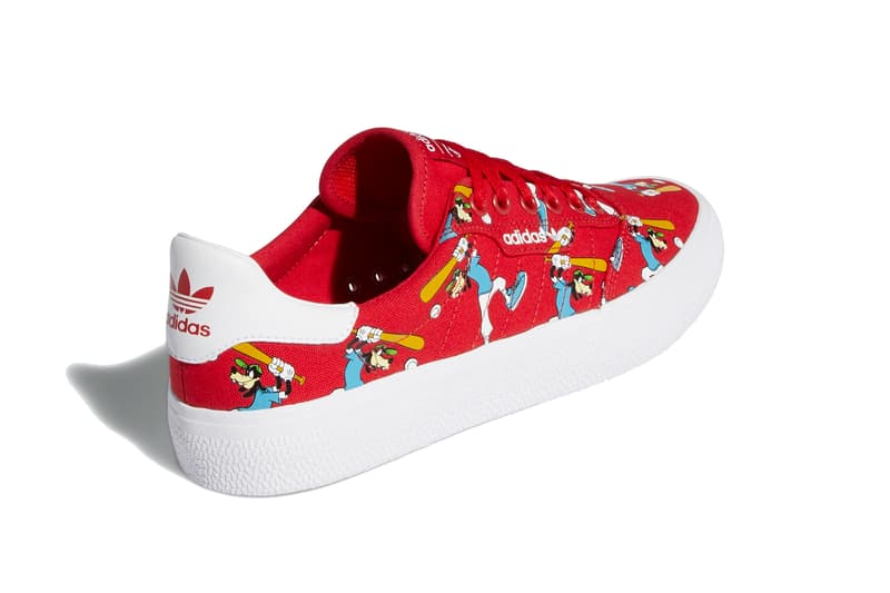 disney adidas originals 3mc slip nizza goofy FV9881 scarlet red cloud white collegiate royal FV9888 light blue FW9590 core black FW0645 official release date info photos price store list buying guide
