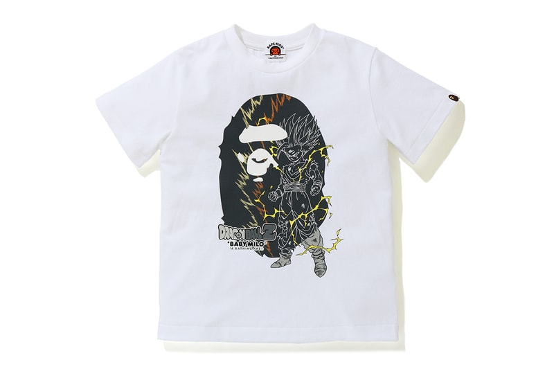 Dragonball Z BAPE Collection Release Info Baby Milo A Bathing Ape Goku Cell Vegeta Trunks Gohan Jacket T-shirt Hoodie Polo Towel Keychain