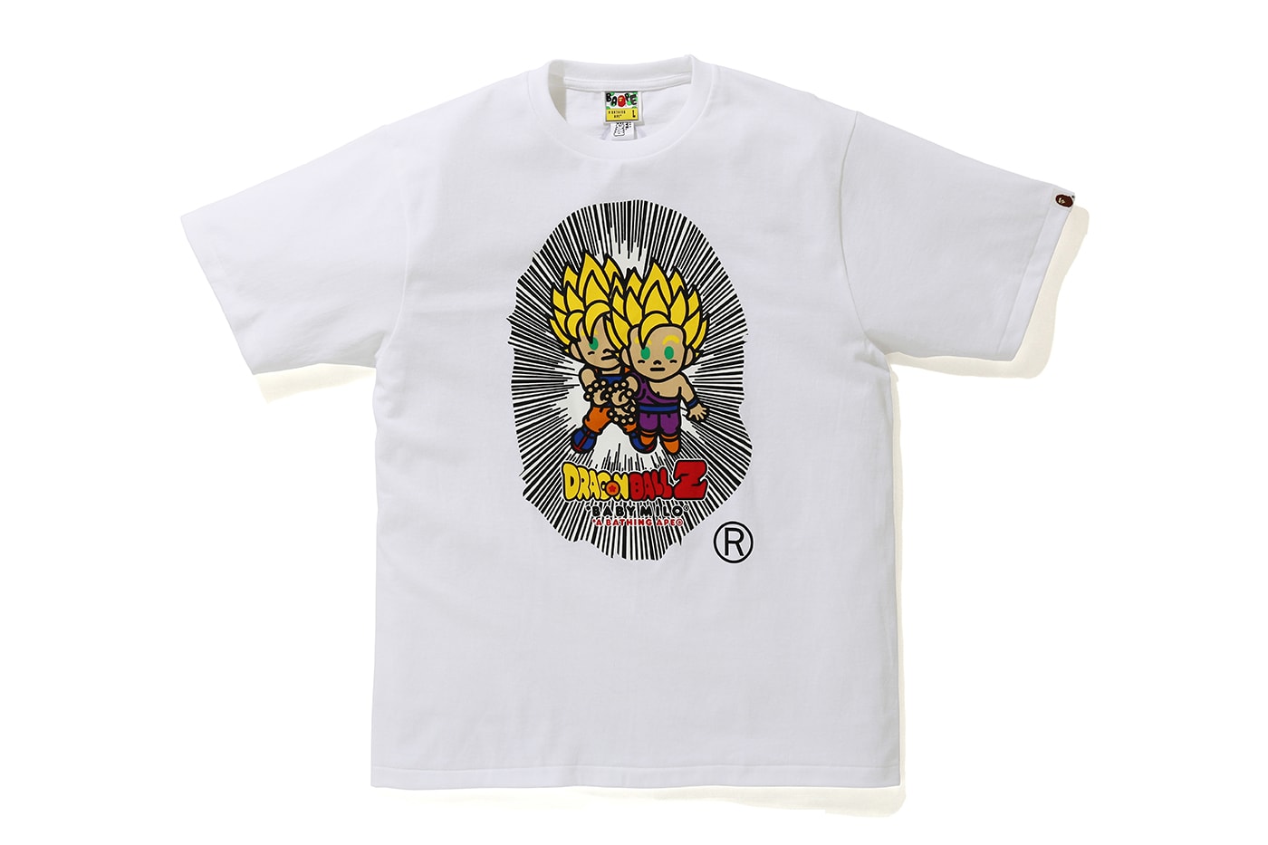 Dragonball Z BAPE Collection Release Info Baby Milo A Bathing Ape Goku Cell Vegeta Trunks Gohan Jacket T-shirt Hoodie Polo Towel Keychain