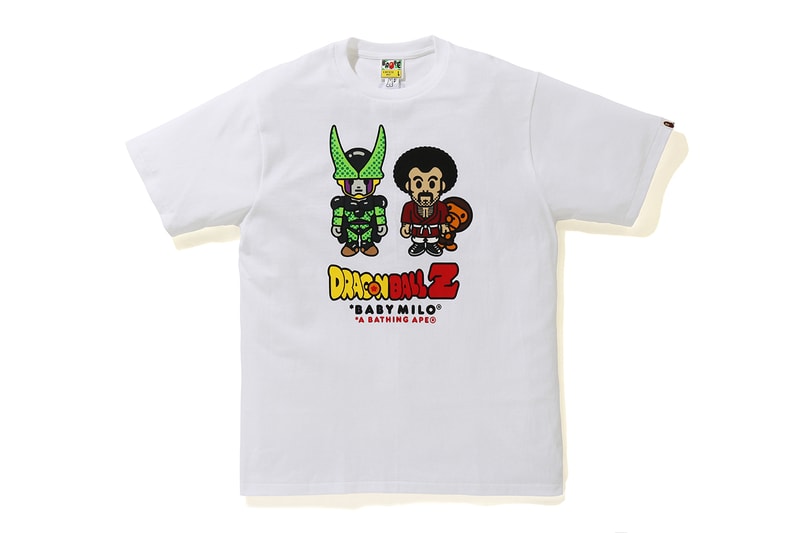 Dragonball Z BAPE Collection Release Info Baby Milo A Bathing Ape Goku Cell Vegeta Trunks Gohan Jacket T-shirt Hoodie Polo Towel Keychain
