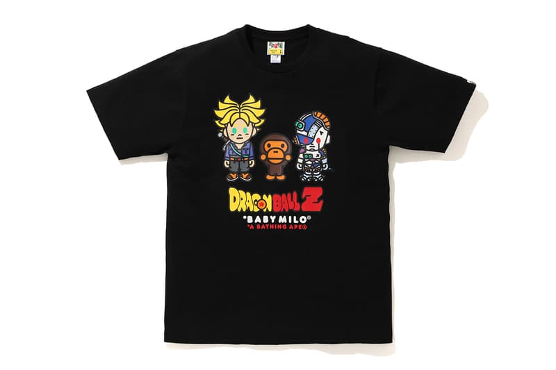 Dragonball Z BAPE Collection Release Info Baby Milo A Bathing Ape Goku Cell Vegeta Trunks Gohan Jacket T-shirt Hoodie Polo Towel Keychain