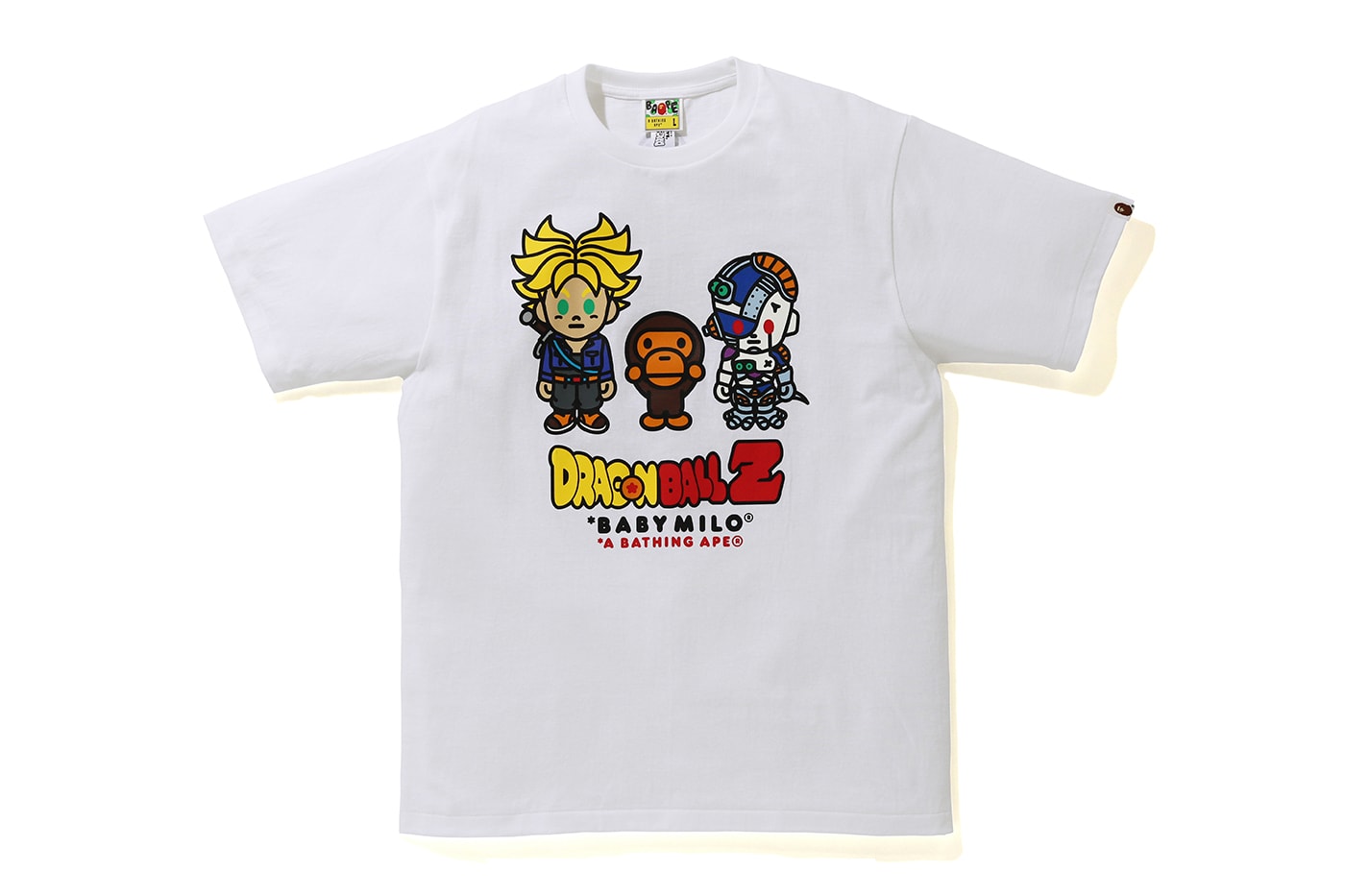 Dragonball Z BAPE Collection Release Info Baby Milo A Bathing Ape Goku Cell Vegeta Trunks Gohan Jacket T-shirt Hoodie Polo Towel Keychain