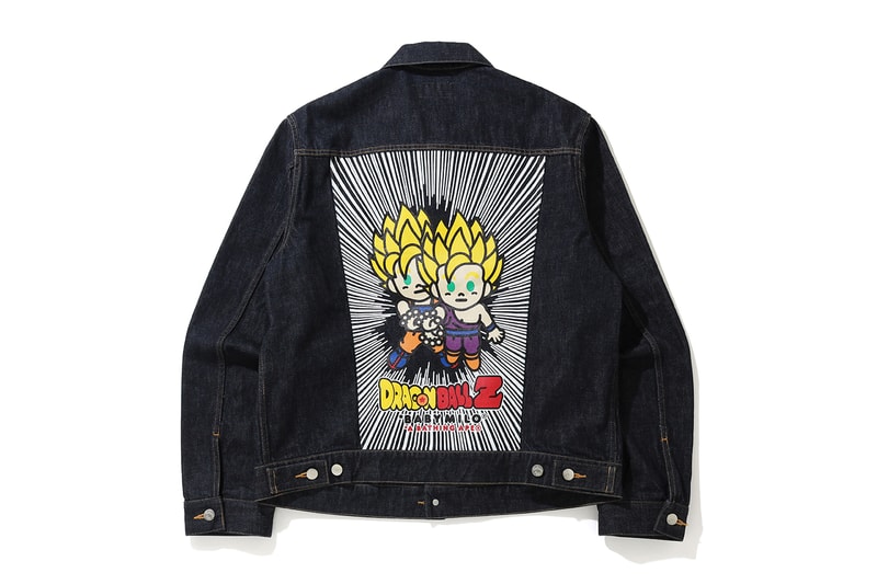 Dragonball Z BAPE Collection Release Info Baby Milo A Bathing Ape Goku Cell Vegeta Trunks Gohan Jacket T-shirt Hoodie Polo Towel Keychain