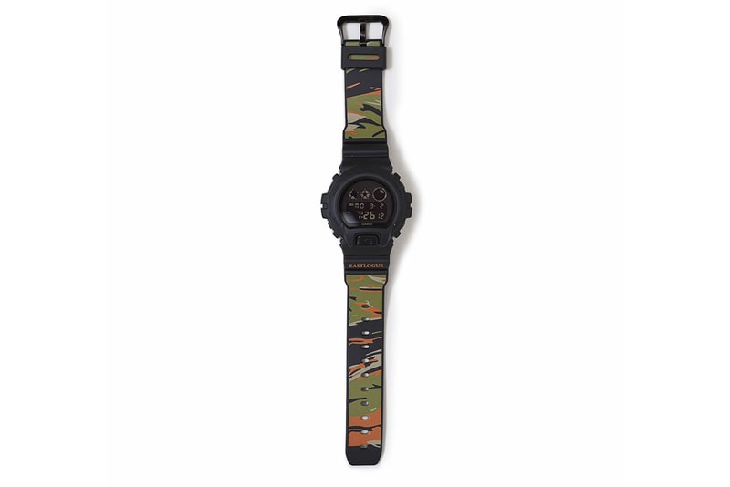 Eastlogue x G-SHOCK DW-6900 Watch Collaboration timepiece korea release date info buy colorway tiger camo