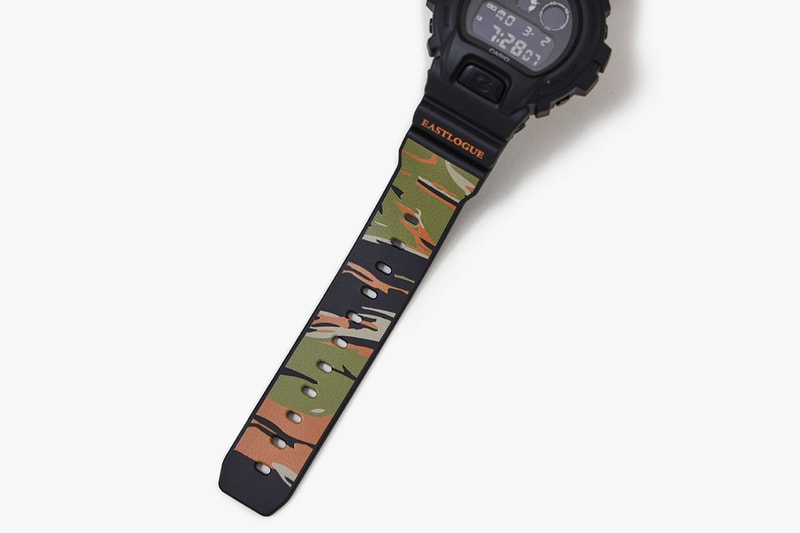 Eastlogue x G-SHOCK DW-6900 Watch Collaboration timepiece korea release date info buy colorway tiger camo