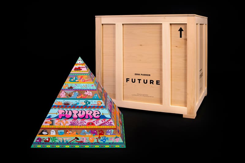 Erik Parker Future Artwork AllRightsReserved wood hand painted sculpture New York contemporary artist