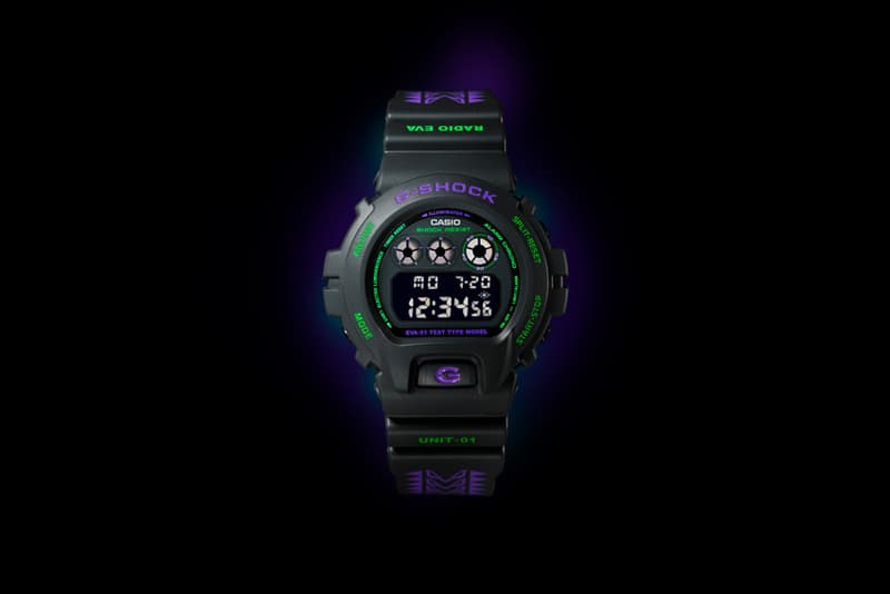 Evangelion Casio G-SHOCK DW-6900 Release Info Buy Price Black Purple