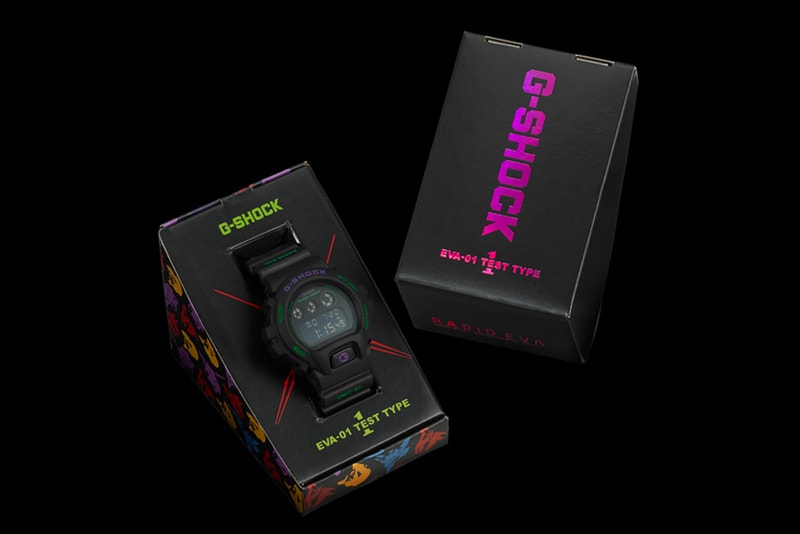 Evangelion Casio G-SHOCK DW-6900 Release Info Buy Price Black Purple