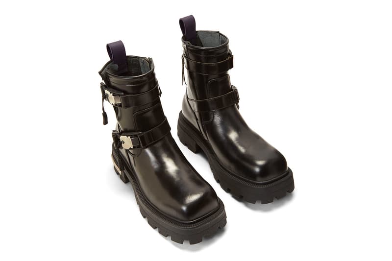 Eytys Blade Leather Boots Black menswear streetwear spring summer 2020 collection footwear