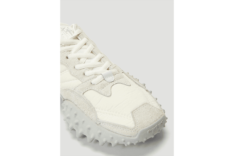 Eytys Contrast Panel Sneakers Blue White Chunky Trail Sneaker Footwear Shoes Release Information New Silhouette Technical Nylon Suede Leather 