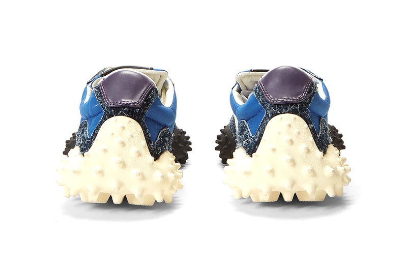 Eytys Contrast Panel Sneakers Blue White Chunky Trail Sneaker Footwear Shoes Release Information New Silhouette Technical Nylon Suede Leather 