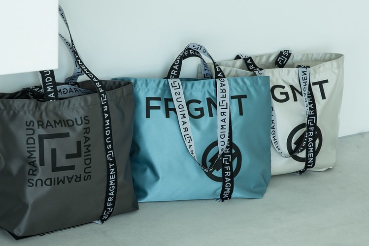RAMIDUS Reunites With fragment design for Lightweight Summer Totes